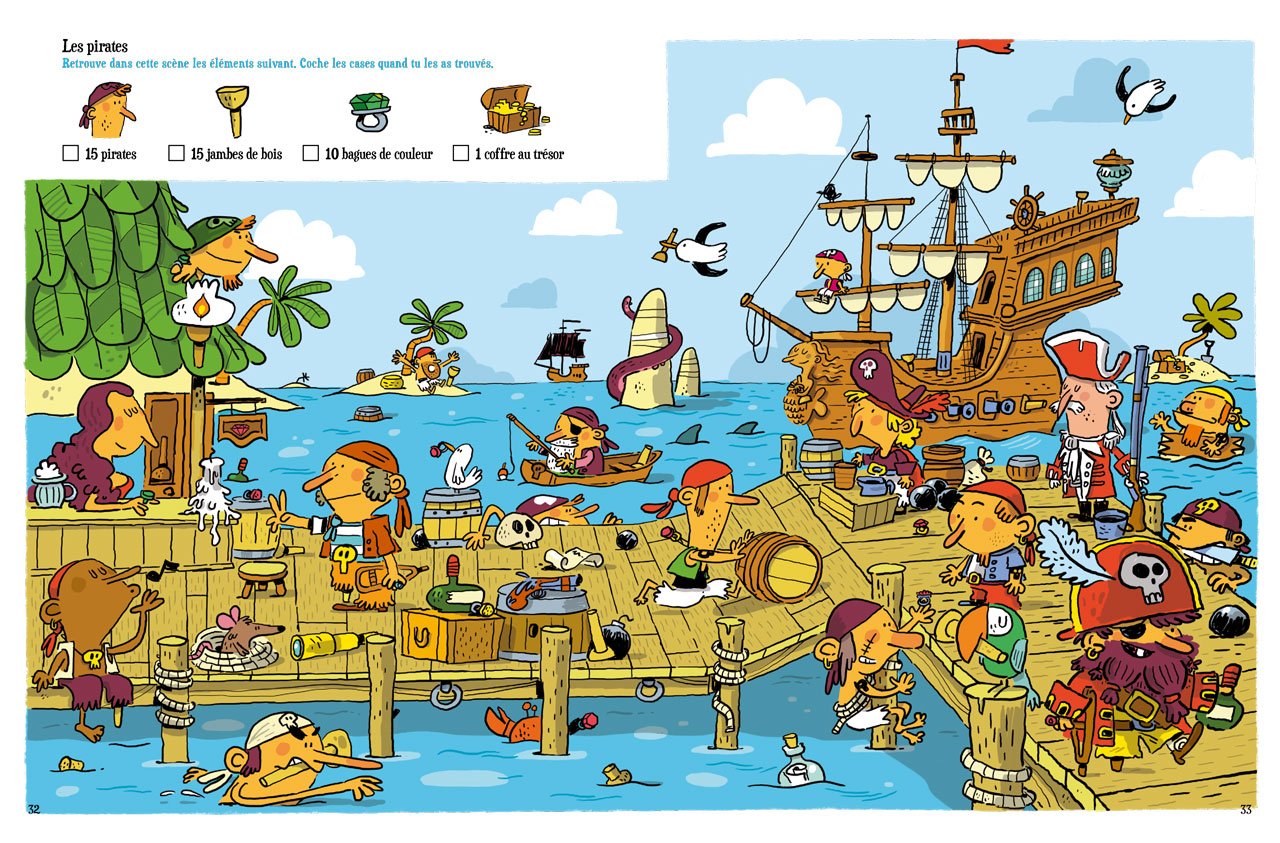 Le cherche et trouve de mes 2 ans: Un été à la plage | Livre jeux en  couleur | Livre jeux développement enfant 2, 3 et 4 ans (French Edition)